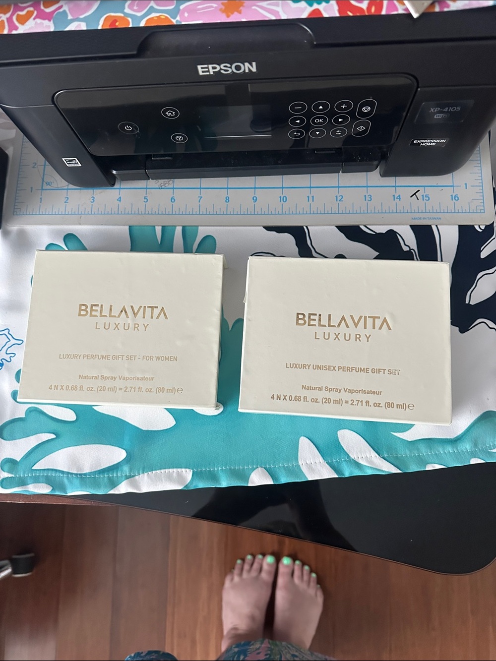 Bella Vita Pink and Purple Mini Perfume Set